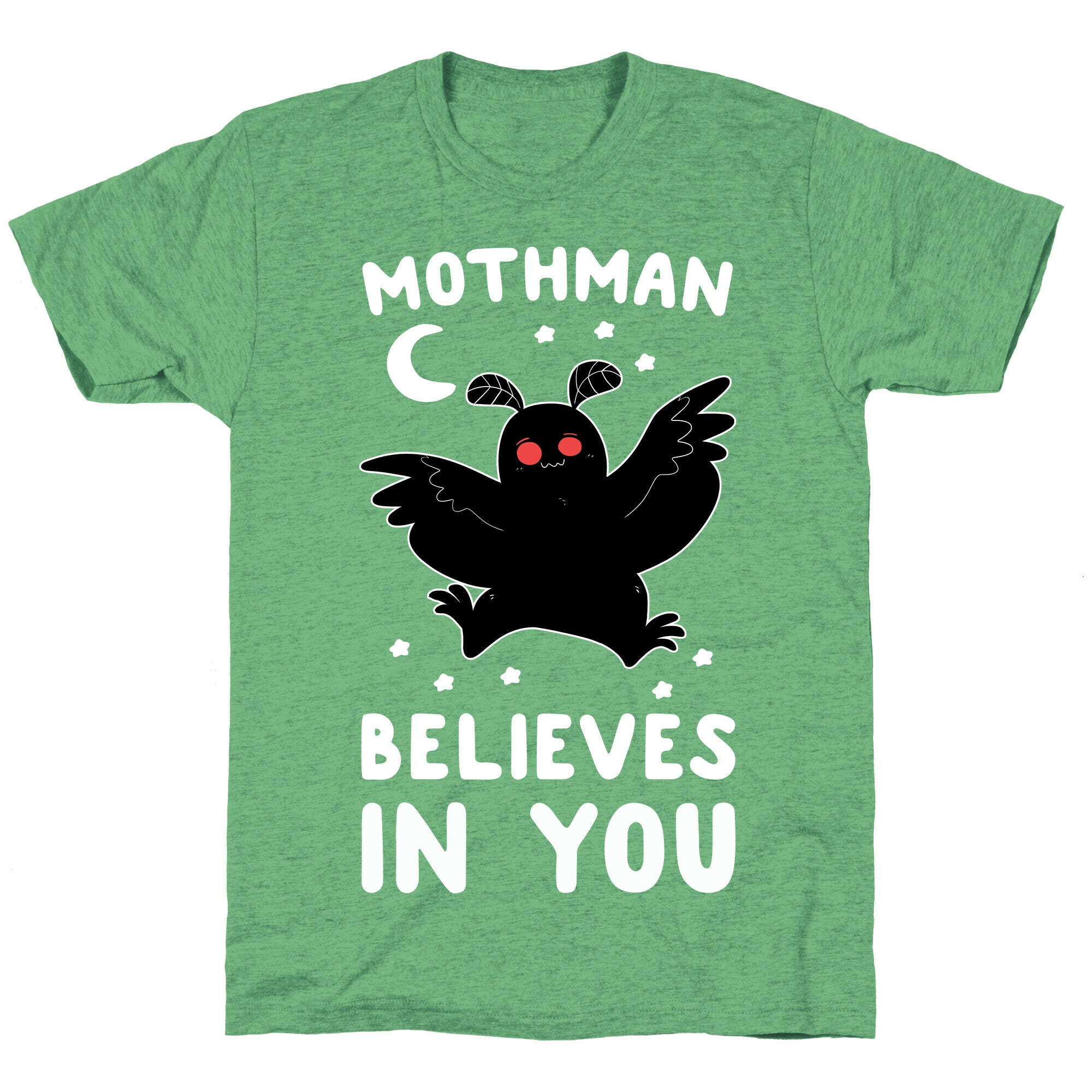 Mothman Believes in You Unisex Triblend Tee